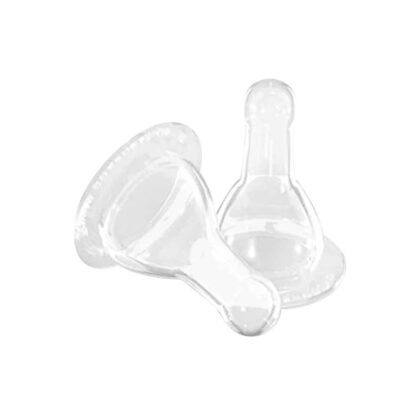 Shield Anti-Colic Glass Feeder Nipple, 0m+, 2-Pack